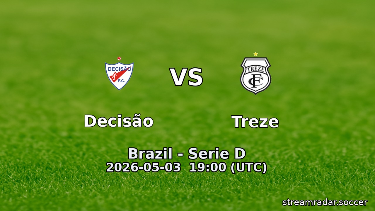 Decisão vs Treze