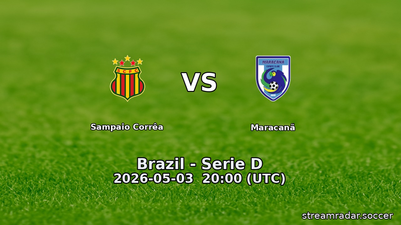 Sampaio Corrêa vs Maracanã