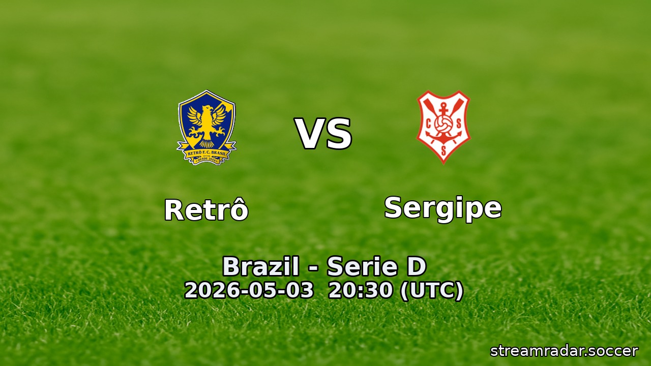 Retrô vs Sergipe