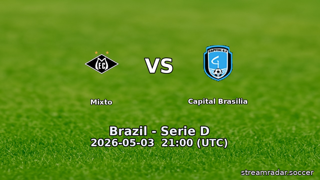Mixto vs Capital Brasilia