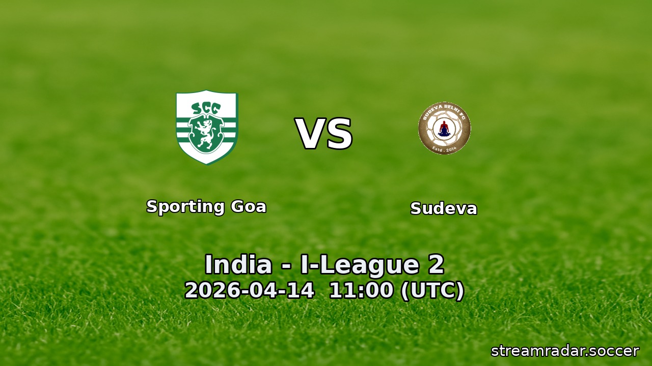 Sporting Goa vs Sudeva