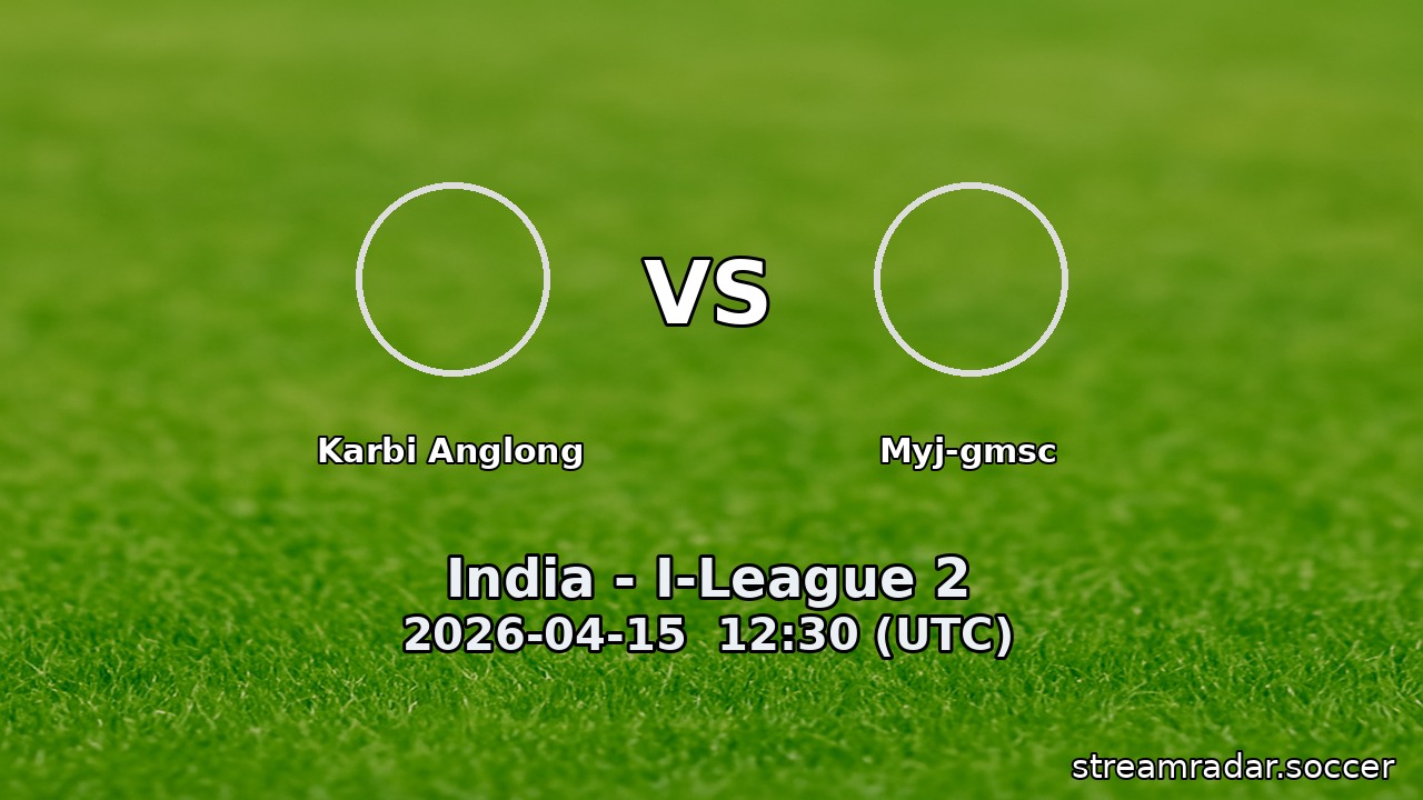 Karbi Anglong vs Myj-gmsc