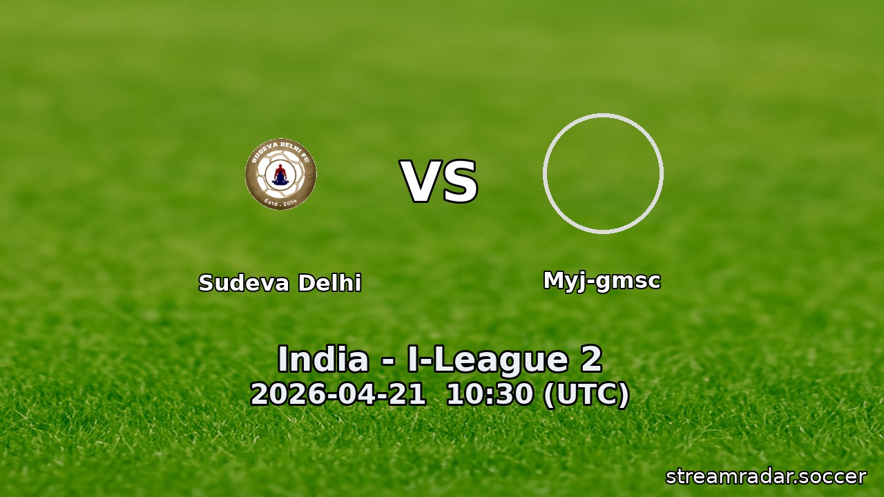 Sudeva Delhi vs Myj-gmsc