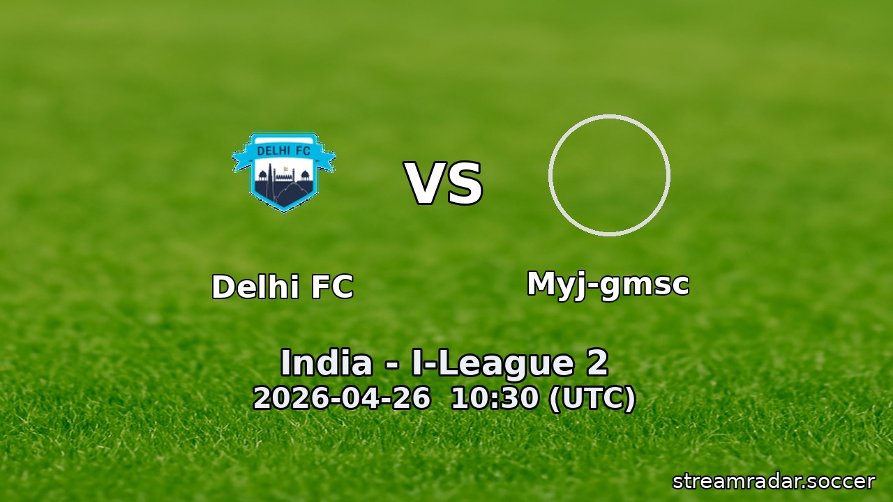 Delhi FC vs Myj-gmsc