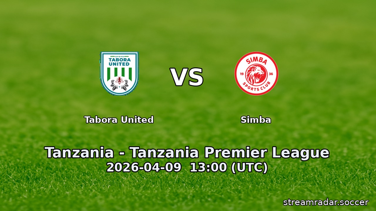 Tabora United vs Simba