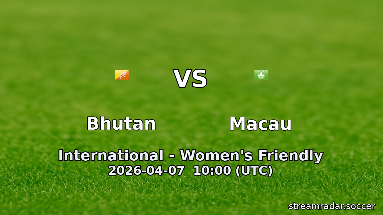 Bhutan vs Macau