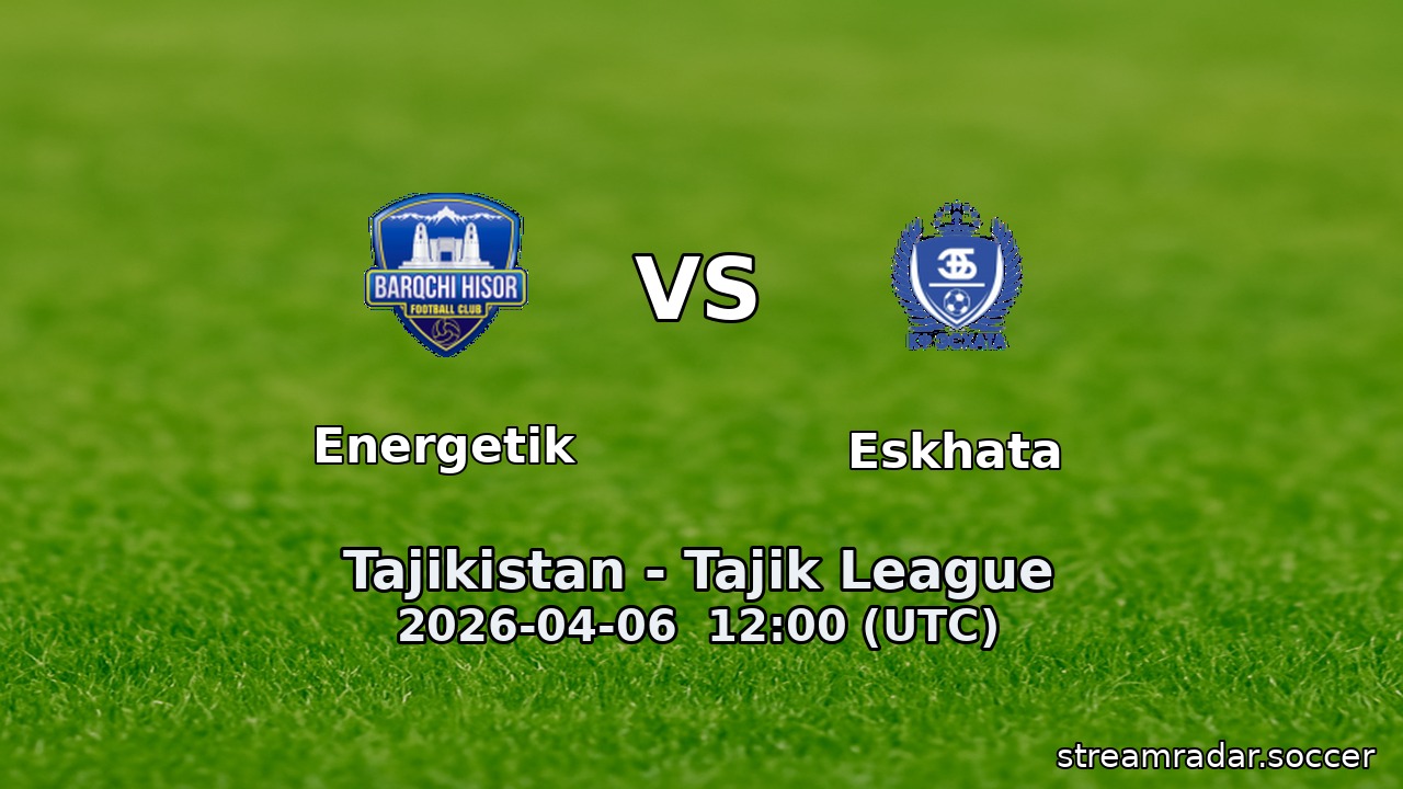 Energetik vs Eskhata