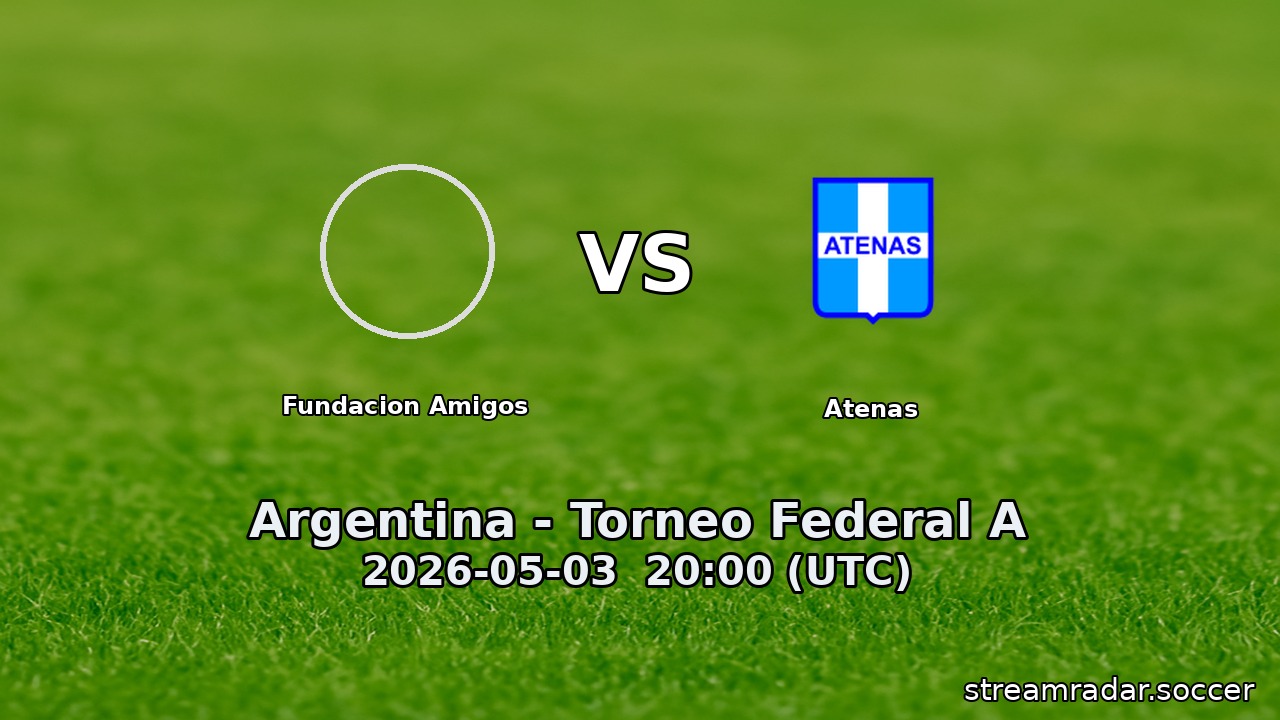 Fundacion Amigos vs Atenas