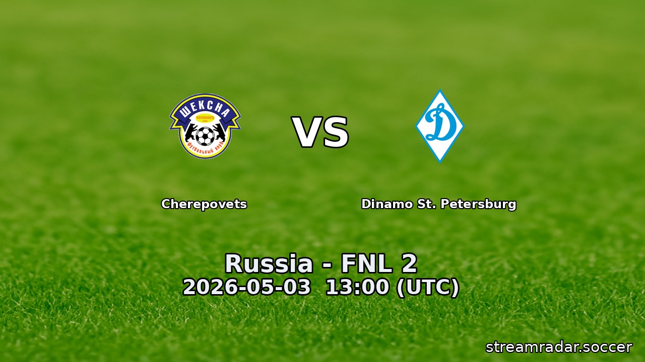 Cherepovets vs Dinamo St. Petersburg