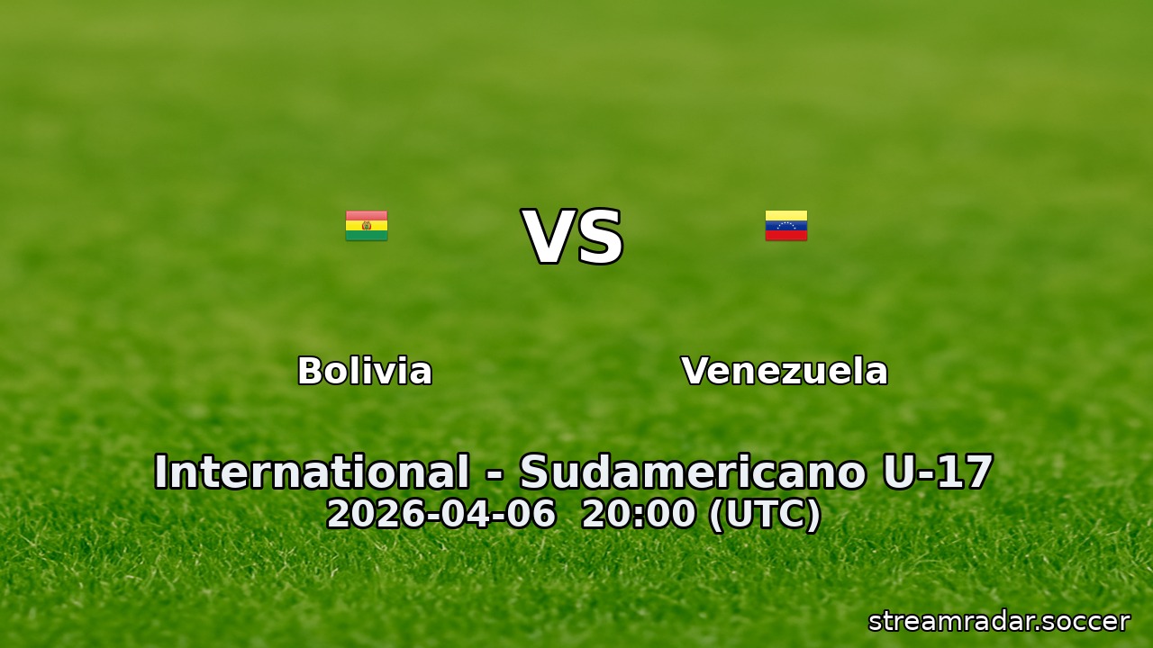 Bolivia vs Venezuela