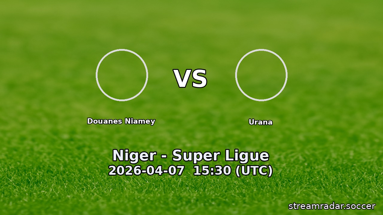 Douanes Niamey vs Urana
