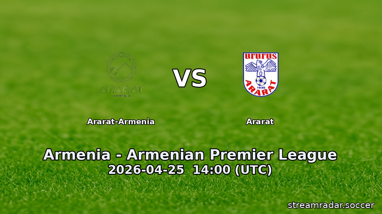 Ararat-Armenia vs Ararat