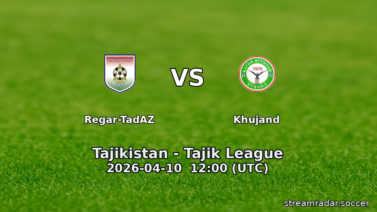 Regar-TadAZ vs Khujand