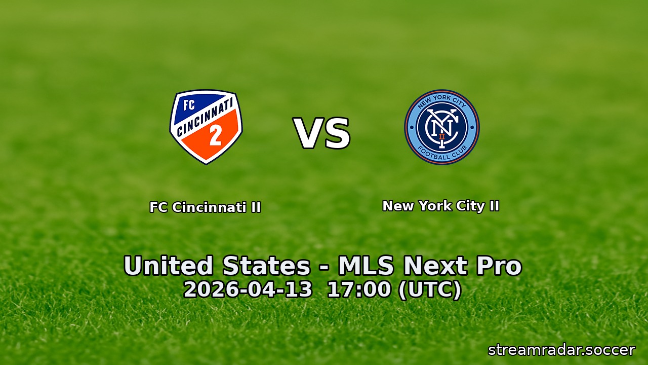 FC Cincinnati II vs New York City II
