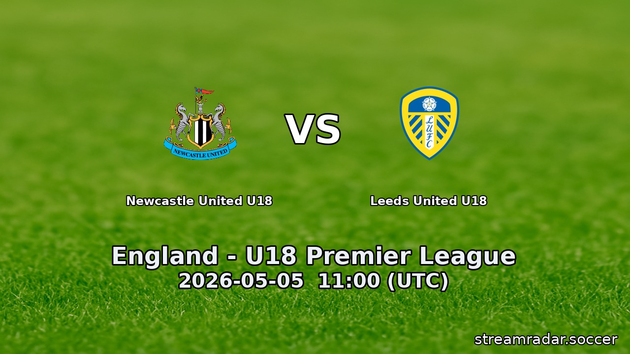 Newcastle United U18 vs Leeds United U18