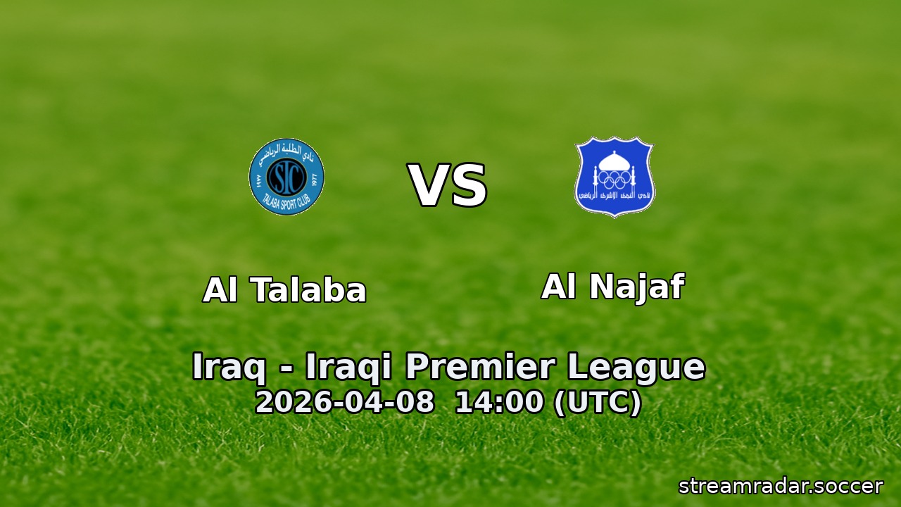 Al Talaba vs Al Najaf