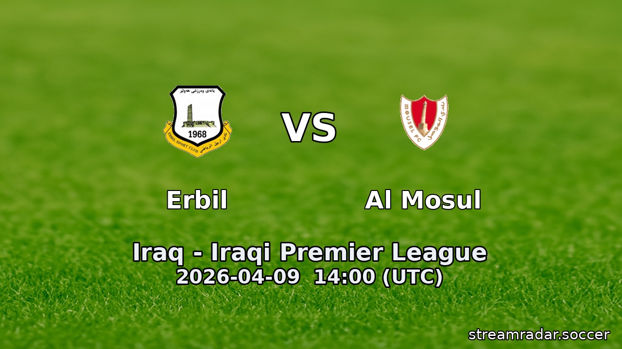 Erbil vs Al Mosul