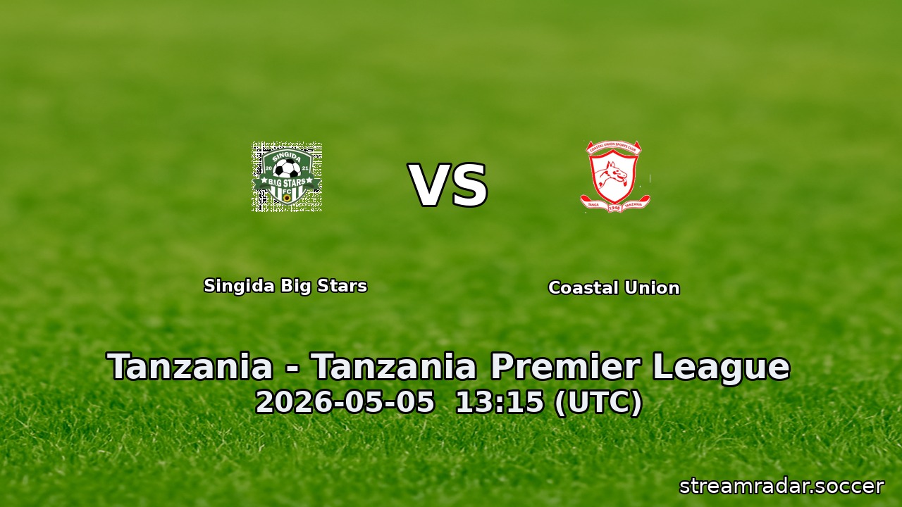 Singida Big Stars vs Coastal Union