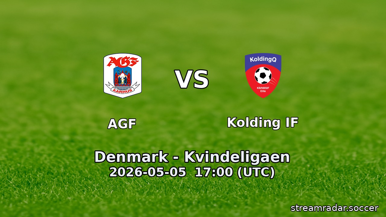 AGF vs Kolding IF