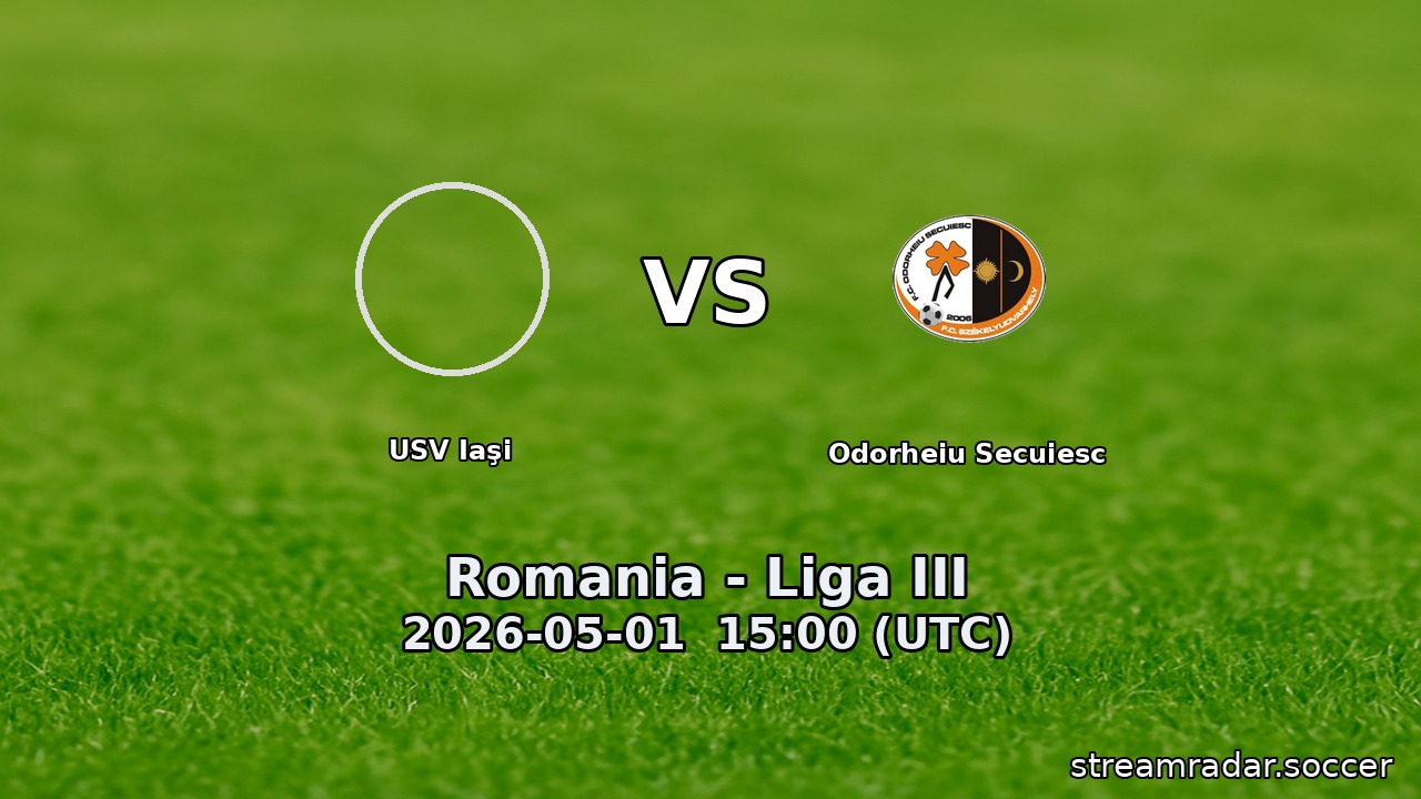 USV Iaşi vs Odorheiu Secuiesc