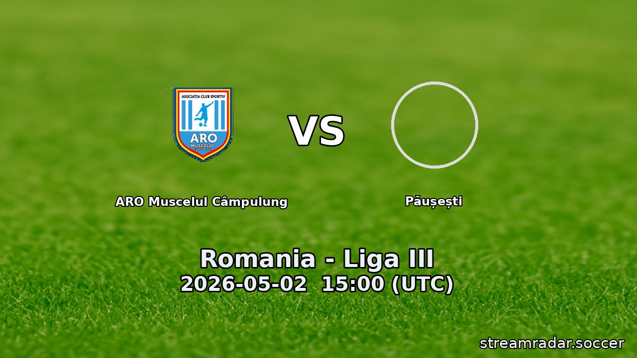 ARO Muscelul Câmpulung vs Păușești
