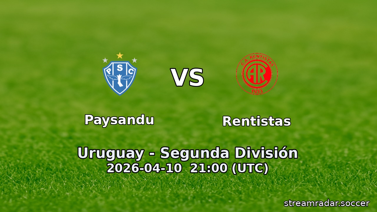 Paysandu vs Rentistas