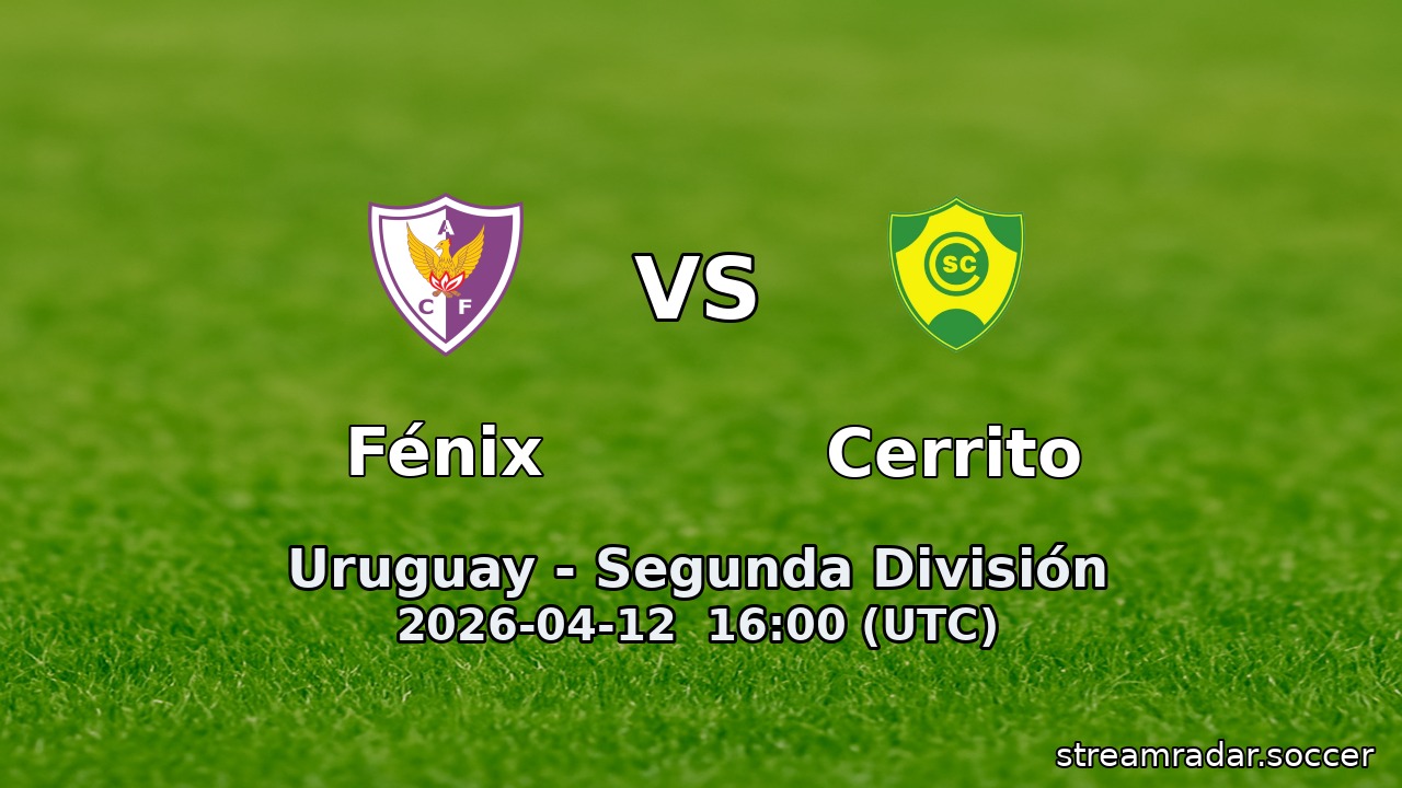 Fénix vs Cerrito