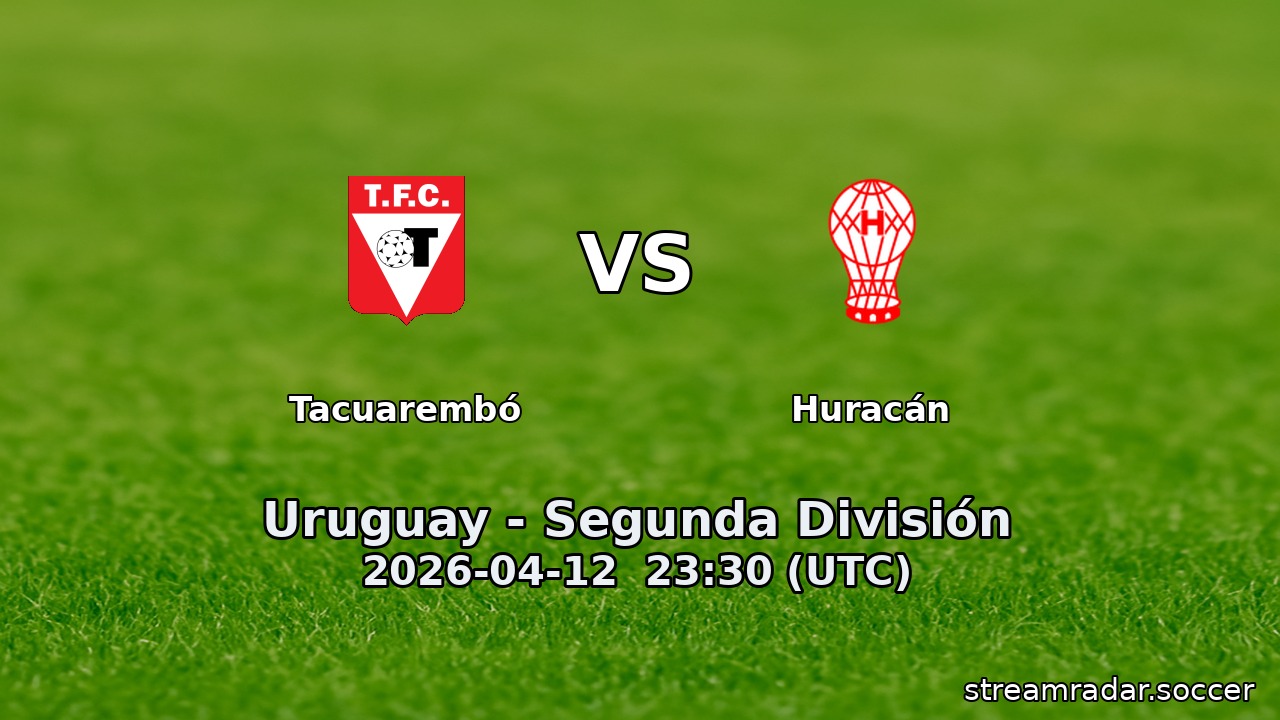 Tacuarembó vs Huracán