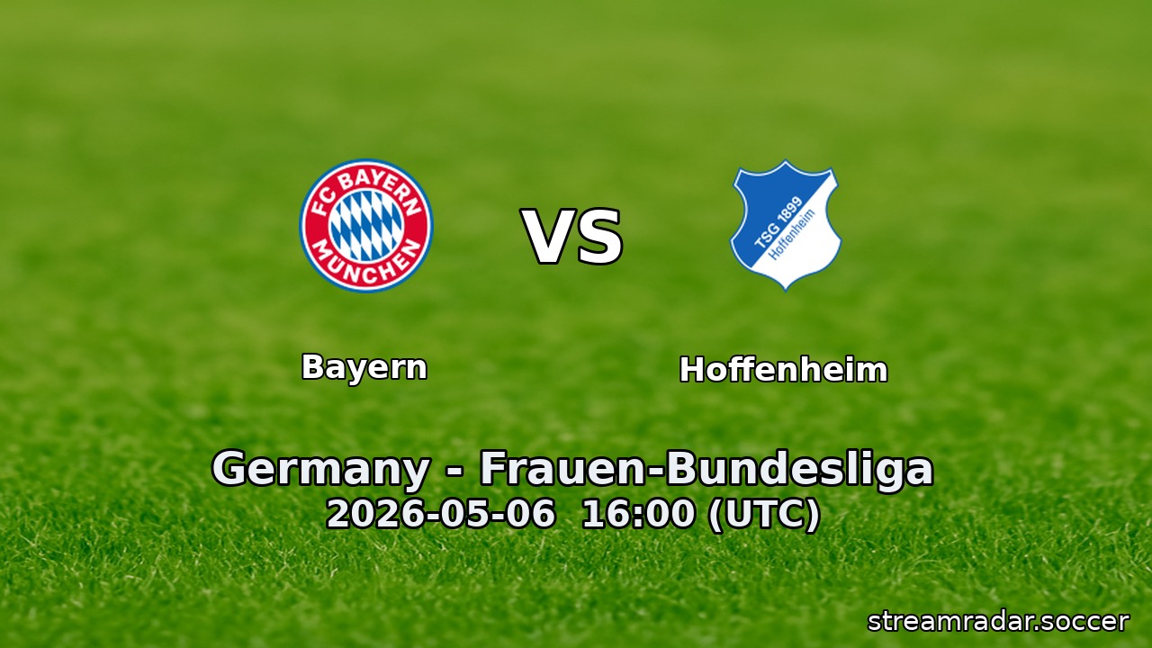 Bayern vs Hoffenheim
