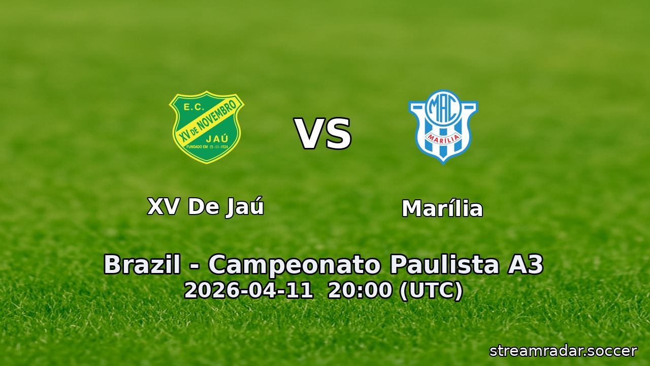 XV De Jaú vs Marília