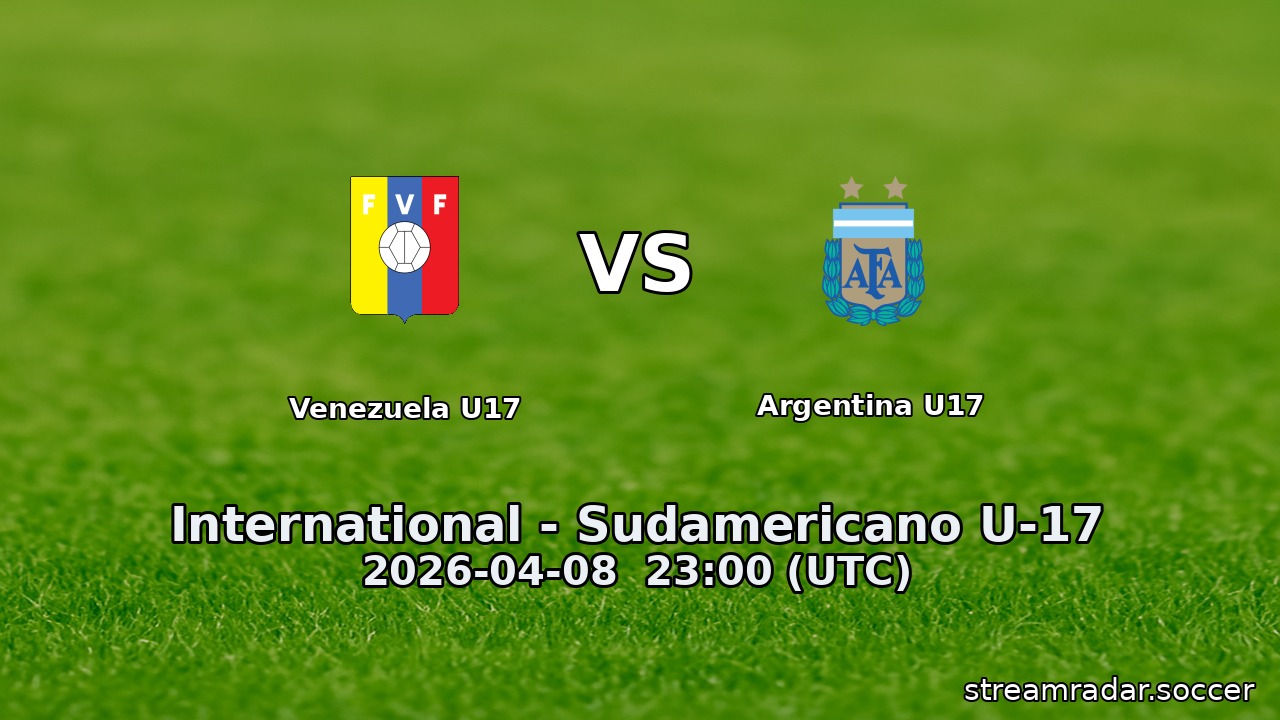 Venezuela U17 vs Argentina U17