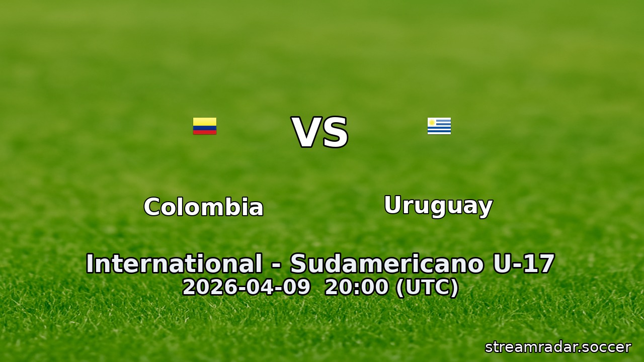 Colombia vs Uruguay