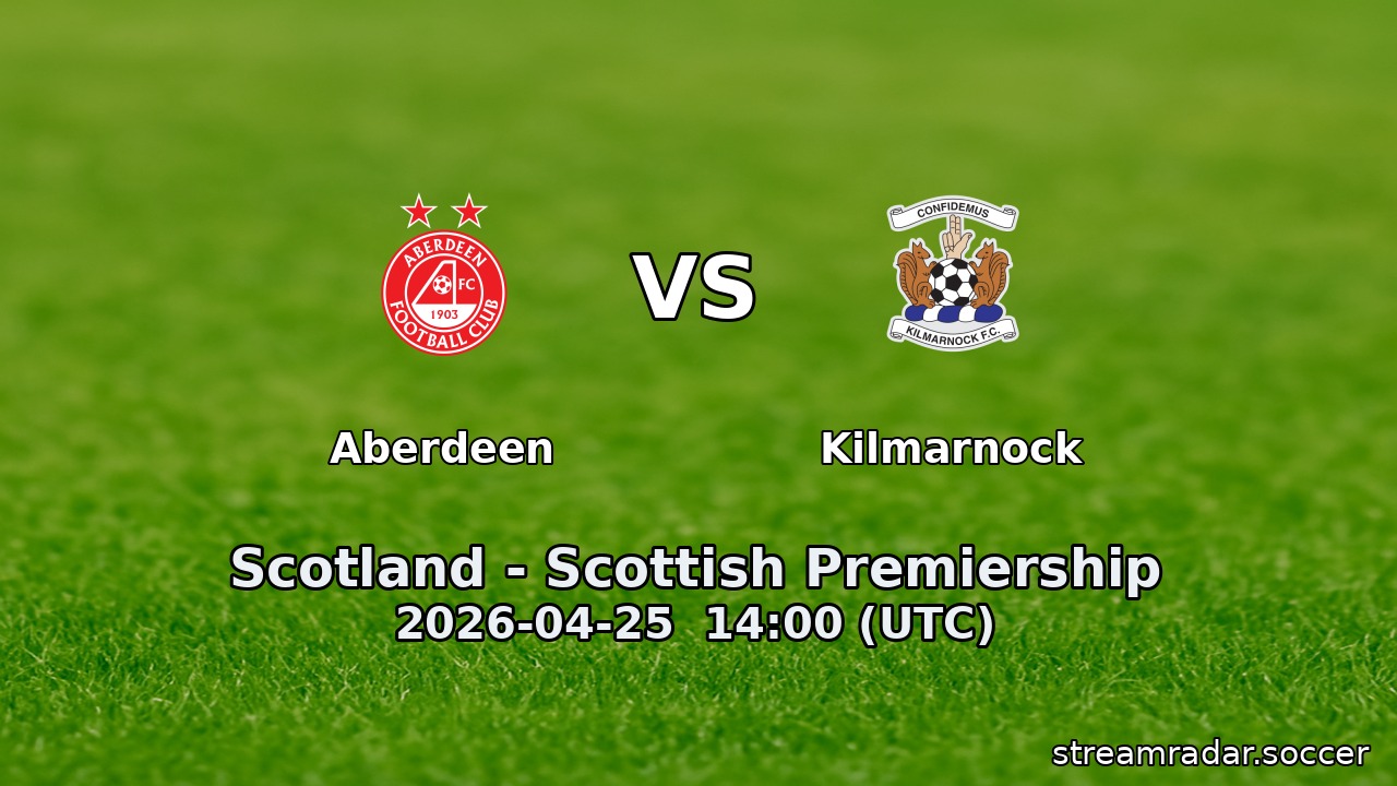 Aberdeen vs Kilmarnock