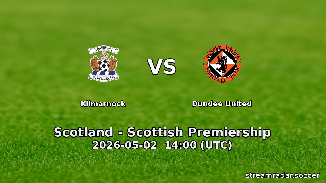 Kilmarnock vs Dundee United