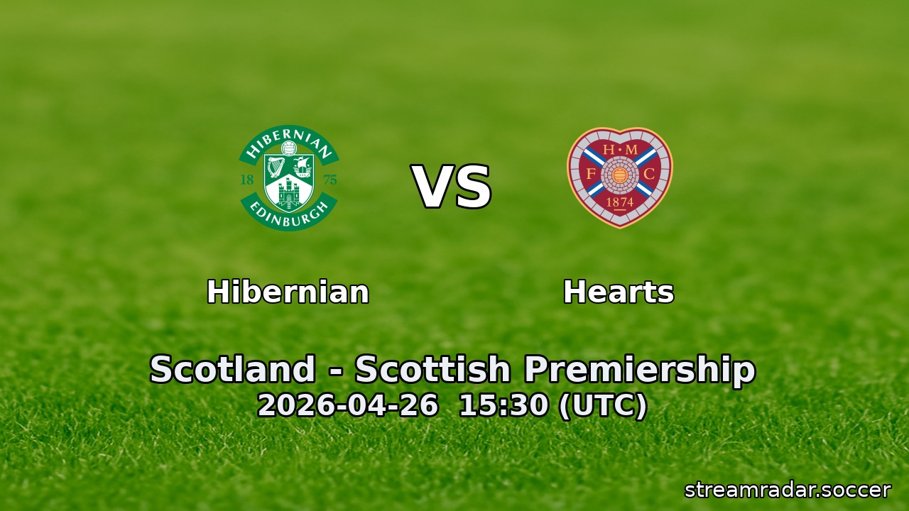 Hibernian vs Hearts