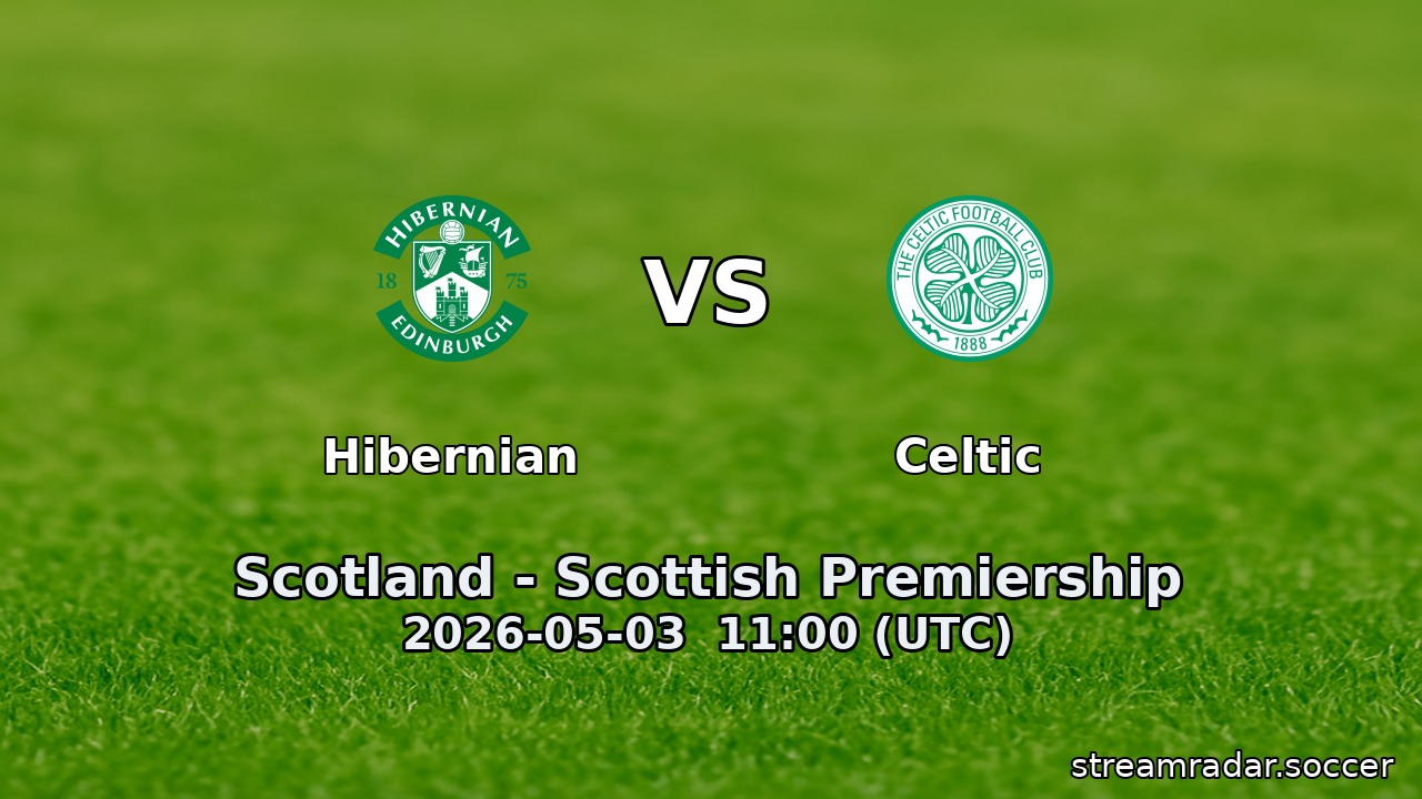 Hibernian vs Celtic