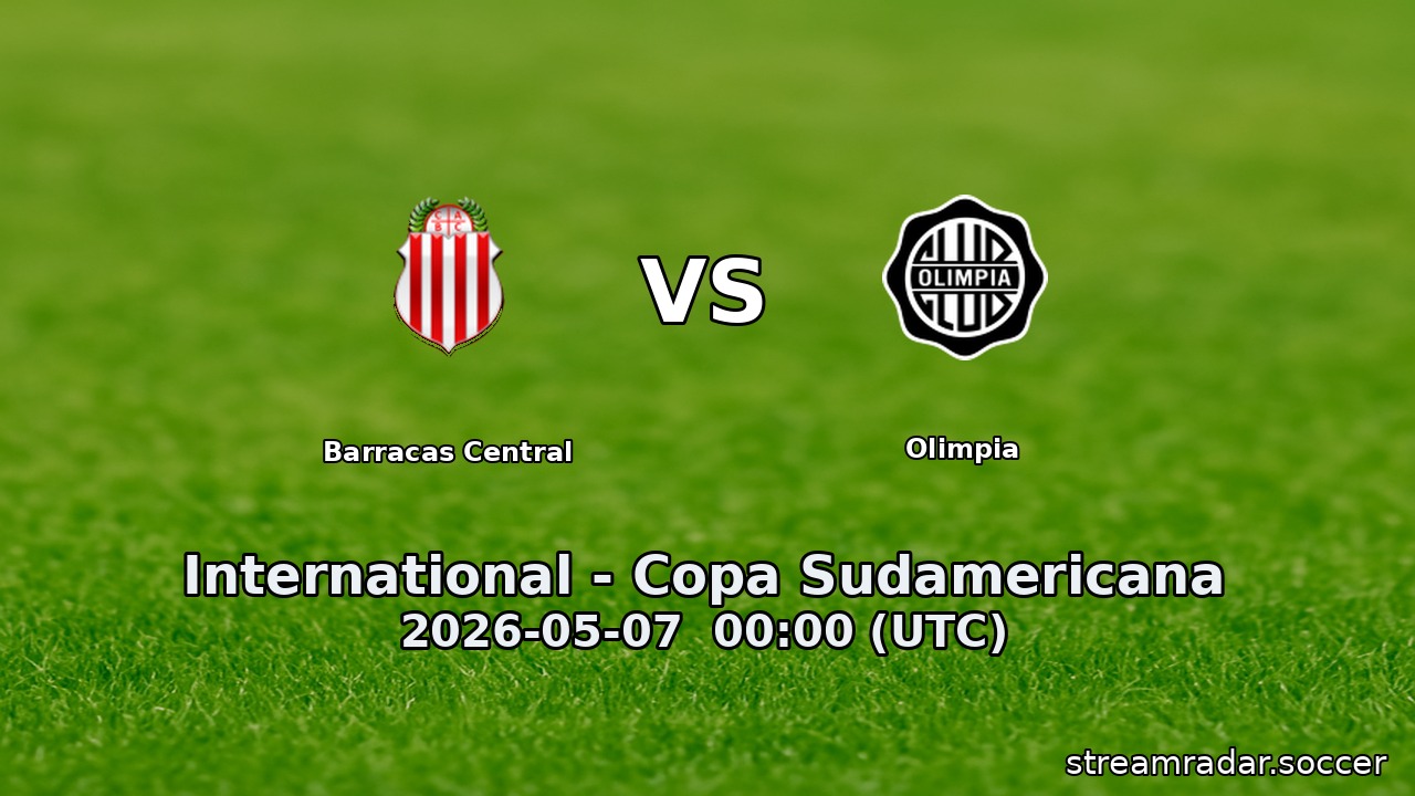 Barracas Central vs Olimpia