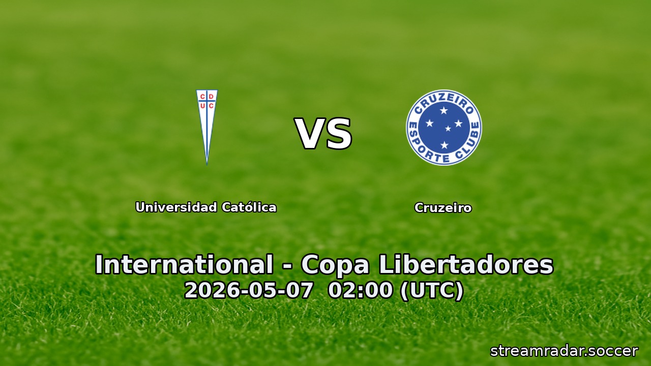 Universidad Católica vs Cruzeiro