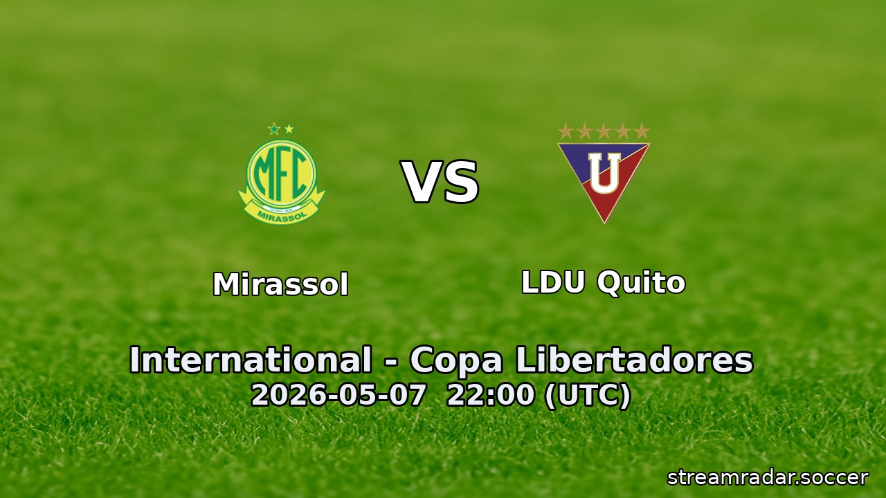 Mirassol vs LDU Quito