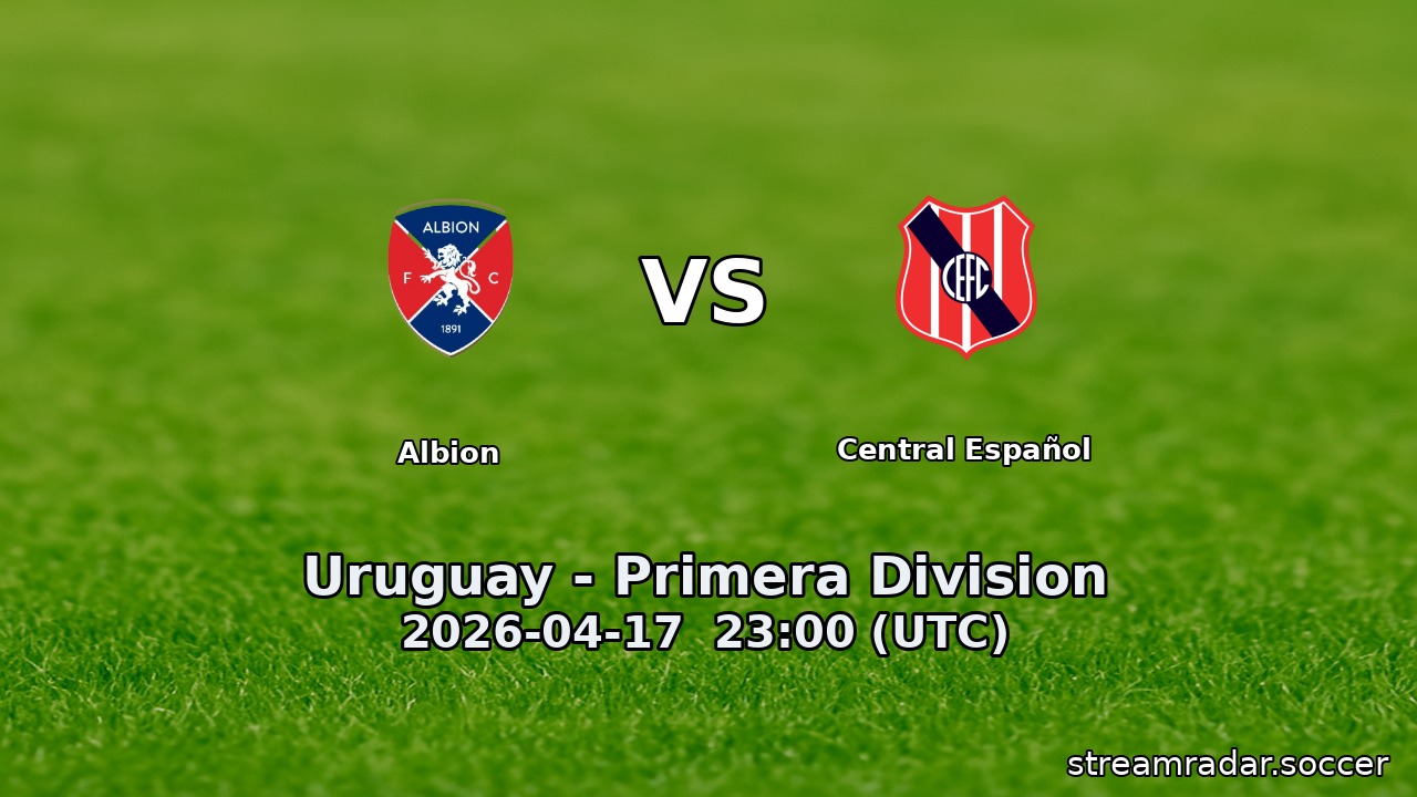 Albion vs Central Español