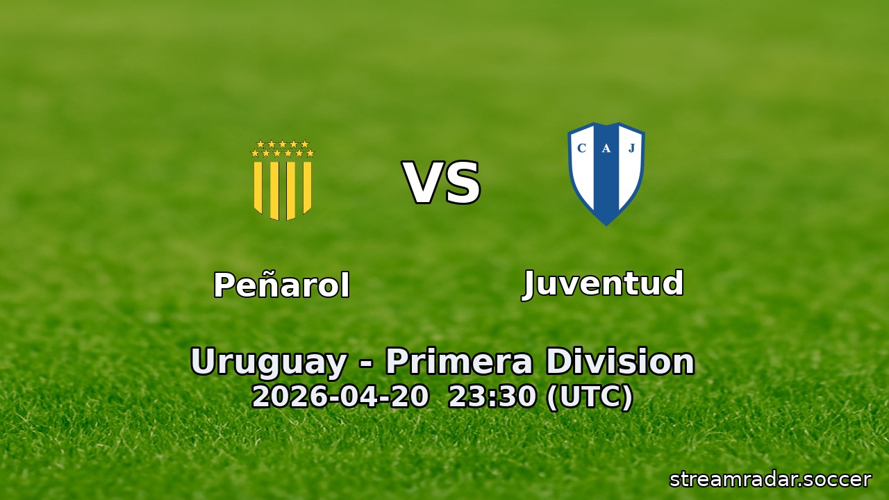 Peñarol vs Juventud