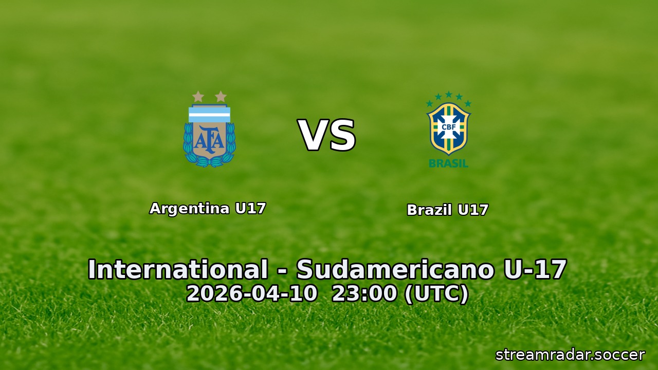 Argentina U17 vs Brazil U17