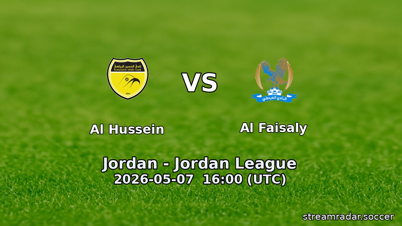 Al Hussein vs Al Faisaly
