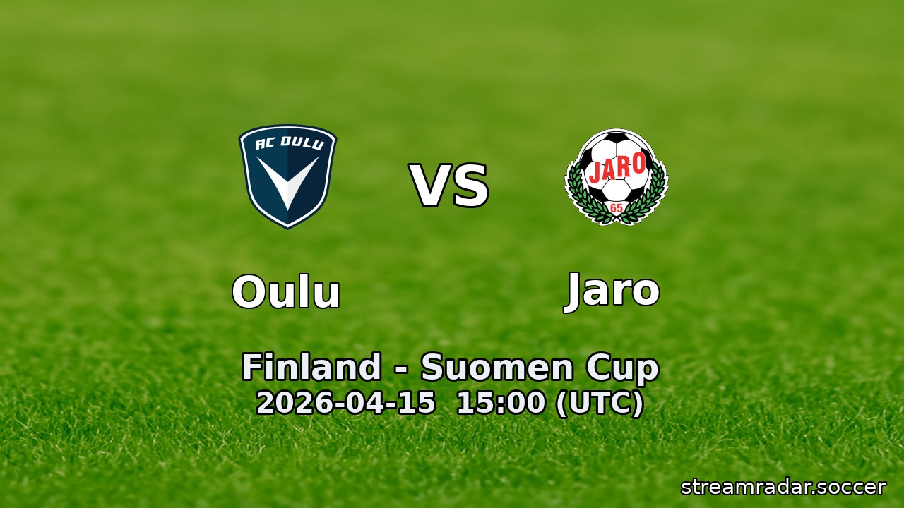 Oulu vs Jaro