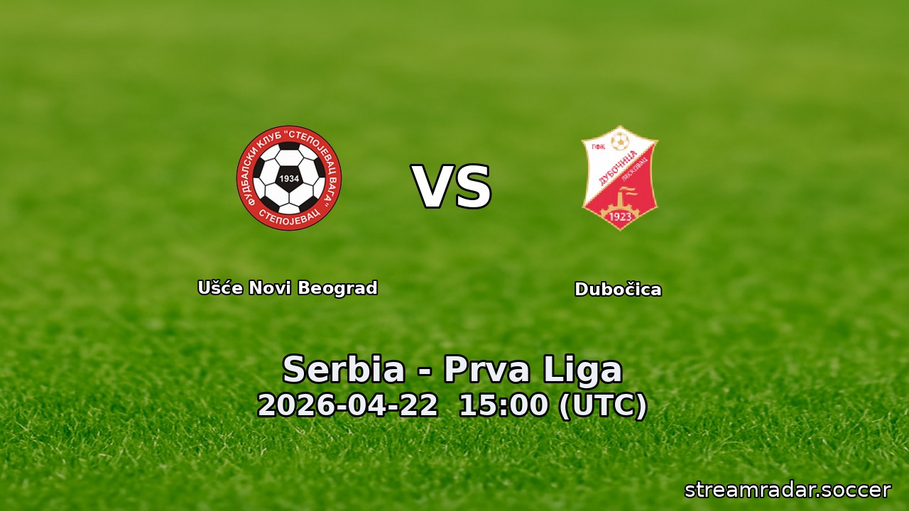 Ušće Novi Beograd vs Dubočica