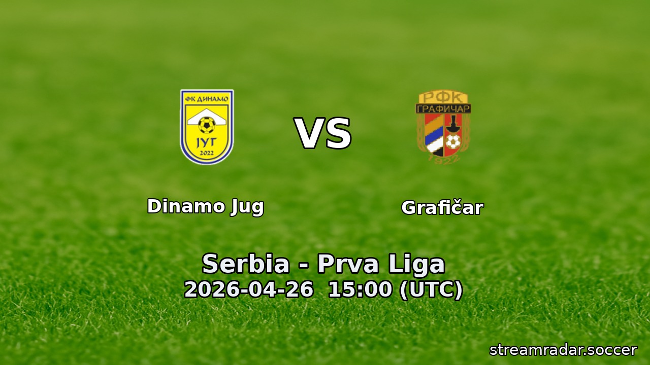 Dinamo Jug vs Grafičar