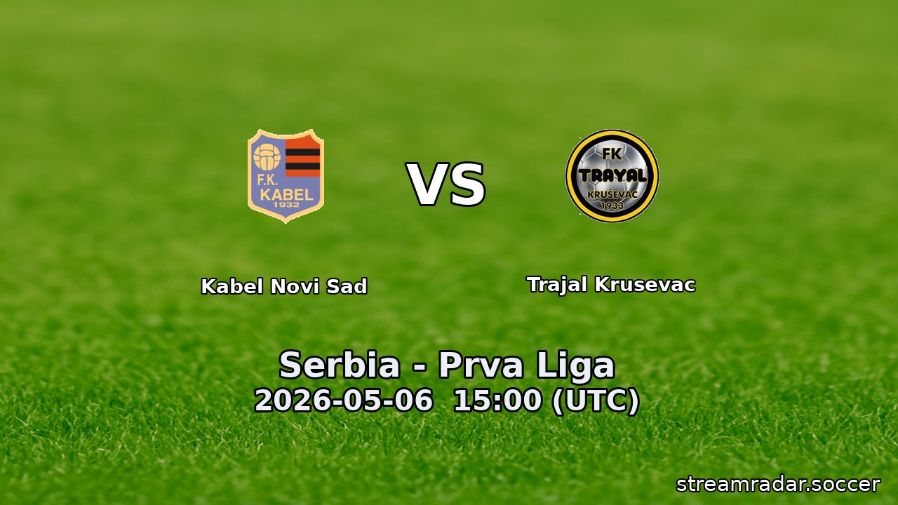 Kabel Novi Sad vs Trajal Krusevac
