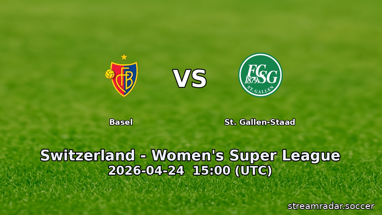 St. Gallen-Staad vs Basel
