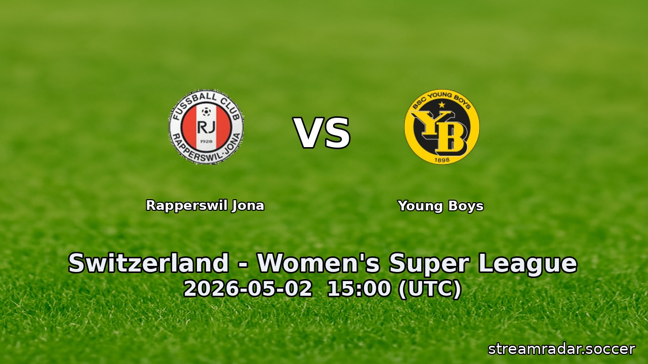 Rapperswil Jona vs Young Boys