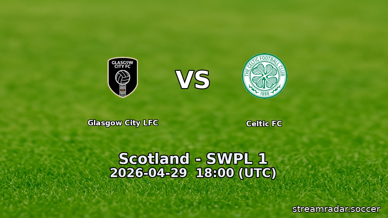 Glasgow City LFC vs Celtic FC